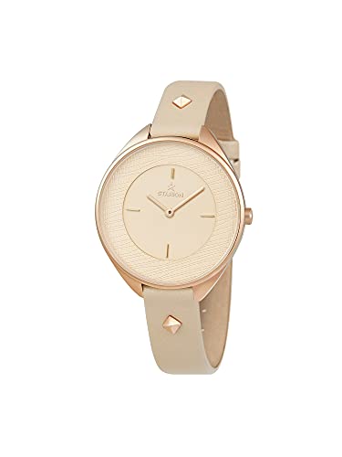 STARION Uhren – Nova Armbanduhr für Damen – japanische Uhrwerke – glamouröse wasserabweisende Uhr – 36 mm Gehäuse – trendiges Edelstahlgehäuse, Nova Roségold von STARION