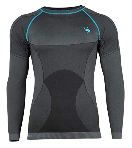 STARK SOUL Base Layer Seamless Funktionswäsche, Sport- & Skiunterwäsche, Langarm Shirt, Gr. L/XL von STARK SOUL