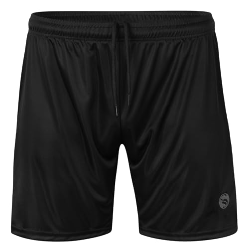 STARK SOUL® Herren Sport Short -Active-, Sporthose, Trainingssportshort - Farbe: Schwarz - Größe: L von STARK SOUL