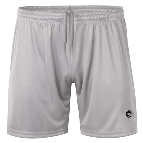 STARK SOUL® Herren Sport Short -Active-, Sporthose, Trainingssportshort - Farbe: Grau - Größe: M von STARK SOUL