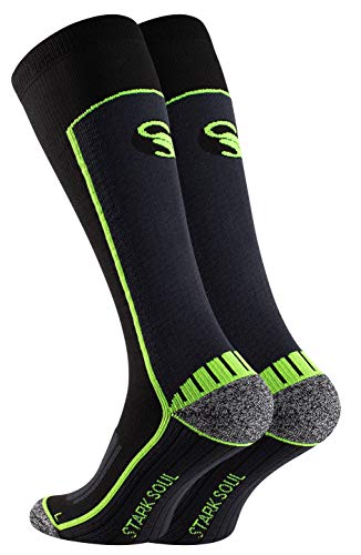 Stark Soul Unisex 2139_A Socken, Schwarz-Neon Gelb, 35-38 von STARK SOUL