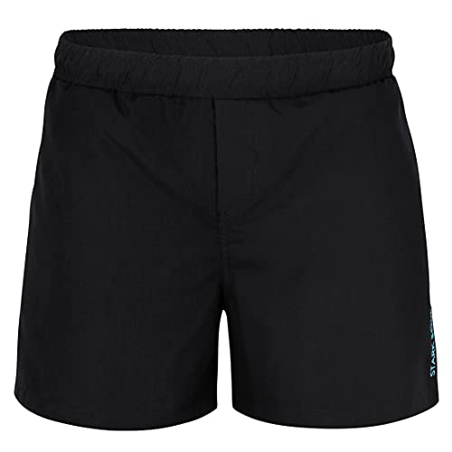 STARK SOUL Badehose Herren Badeshorts Swim Shorts mit Mesh-Einsatz Schnelltrocknend | Farbe: Schwarz |Größe: L von STARK SOUL