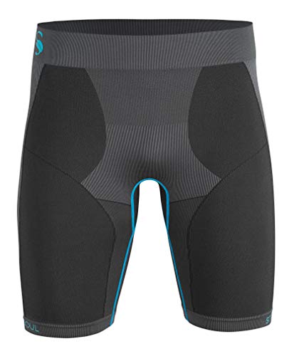 STARK SOUL Base Layer Seamless Funktionswäsche, Sport- & Skiunterwäsche, Shorts-Radler, Gr. S/M von STARK SOUL