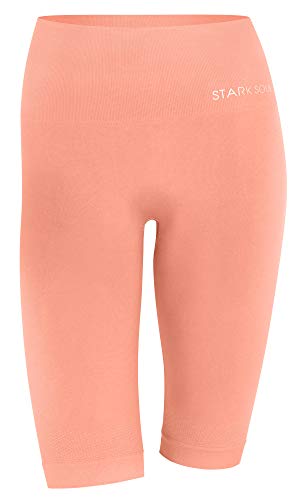 STARK SOUL Radler Shorts - High Waist für Damen | Peach | Größe M von STARK SOUL