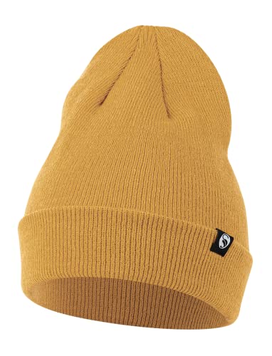 STARK SOUL Strickmütze für Damen & Herren (Unisex), Beanie Wintermütze mit Fleece warm und weich, Feinstrick, Einheitsgröße in Beige von STARK SOUL