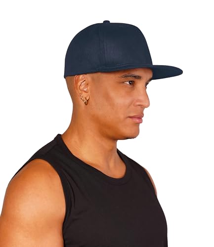 Stylische Snapback-Cap für Herren und Damen „Urban Legend“, One Size: Kopfumfang 56-60 cm, Farbe: Marineblau von STARK SOUL