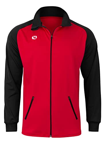 STARK SOUL Tracksuit Jacket Full Zipper WARM UP | Rot-Schwarz, Größe: XXL STARK SOUL Tracksuit Jacket Full Zipper WARM UP | Rot-Schwarz, Größe: XXL von STARK SOUL