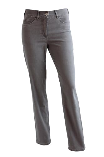 STARK Style Greta – Bequeme, stretchige Damen Jeanshose, Comfort-Taille, gerader Beinverlauf und normaler Oberschenkelweite - Grau - 44 von STARK