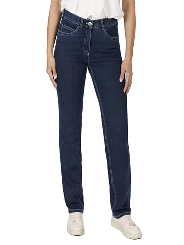 STARK Style Greta – Bequeme, stretchige Damen Jeanshose, Comfort-Taille, gerader Beinverlauf und normaler Oberschenkelweite - Stone Blue - 50 Kurz von STARK
