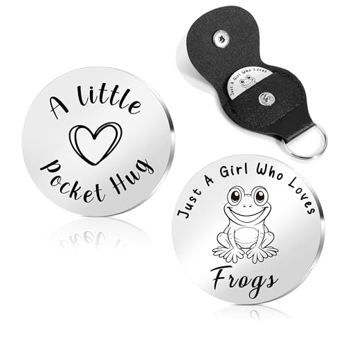 Frosch-Geschenk für Frauen, Frosch-Schlüsselanhänger, Frosch-Liebhaber, Geschenk, nur ein Mädchen, das Frösche liebt, verrückter Frosch, Geschenk, Taschenumarmungen für Freunde von STARKET