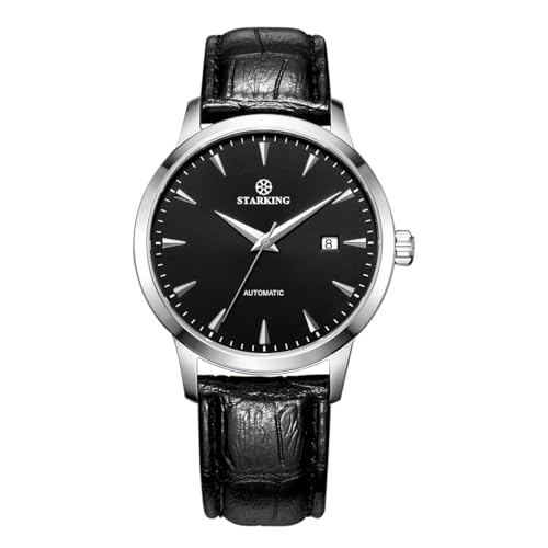 STARKING Modische Business-Herrenuhren, automatische Uhr von Luxus-Uhren, 3 ATM wasserdicht, automatisches Datum, Schwarz STARKING Modische Business-Herrenuhren, automatische Uhr von Luxus-Uhren, 3 ATM wasserdicht, automatisches Datum, Schwarz von STARKING