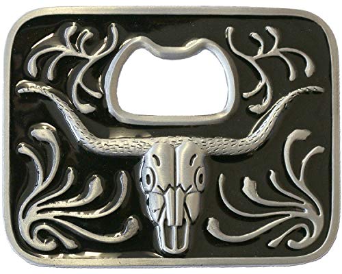 STARS & STRIPES Gürtelschnalle Buckle Biker Cowboy Cowgirl Western Westernstyle »GS-400« Stier von STARS & STRIPES
