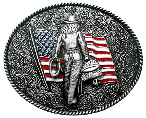 STARS & STRIPES Gürtelschnalle Buckle Biker Cowboy Cowgirl Western Westernstyle »GS-437« von STARS & STRIPES