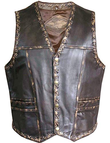 STARS & STRIPES Hondo Lederweste – Western Look für Cowboys & Biker von STARS & STRIPES