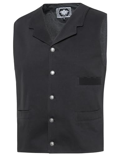 STARS & STRIPES Western-Weste EARP aus 65% Polyester & 35% Viskose, Klassische Herrenweste im Western-Stil von STARS & STRIPES