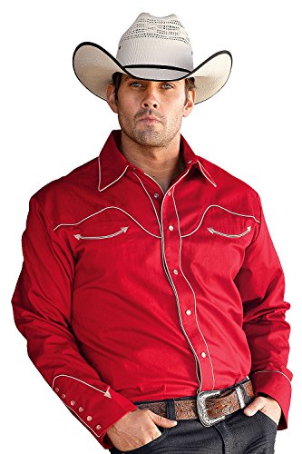 STARS & STRIPES Westernhemd Jack XL, rot von von STARS & STRIPES