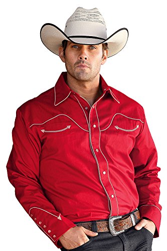 STARS & STRIPES Westernhemd Jack s, rot von von STARS & STRIPES