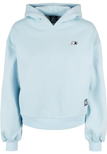 STARTER BLACK LABEL Damen Kapuzenpullover Ladies Starter Essential Oversized Hoody, Farbe icewaterblue, Größe M von STARTER BLACK LABEL