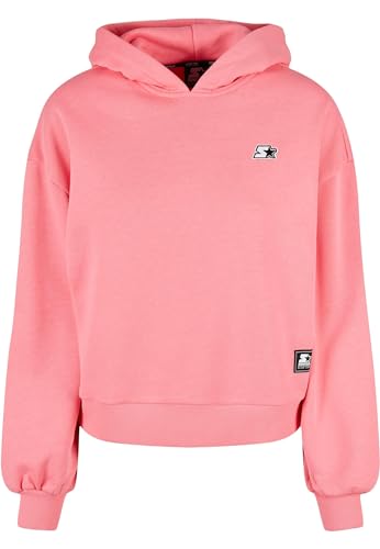 STARTER BLACK LABEL Damen Kapuzenpullover Ladies Starter Essential Oversized Hoody, Farbe pinkgrapefruit, Größe L von STARTER BLACK LABEL