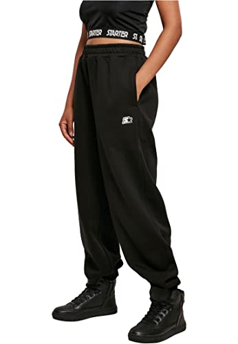 STARTER BLACK LABEL Damen Ladies Starter Essential Sweat Pants Black, XS von STARTER BLACK LABEL