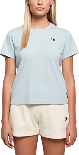 STARTER BLACK LABEL Damen T-Shirt Ladies Starter Essential Jersey, Farbe icewaterblue, Größe L von STARTER BLACK LABEL