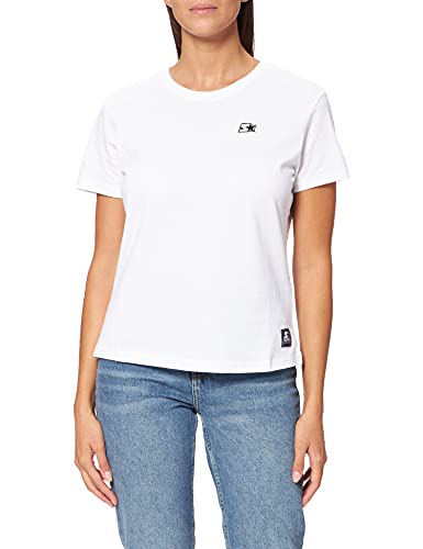 STARTER BLACK LABEL Damen T-Shirt Ladies Starter Essential Jersey White L von STARTER BLACK LABEL