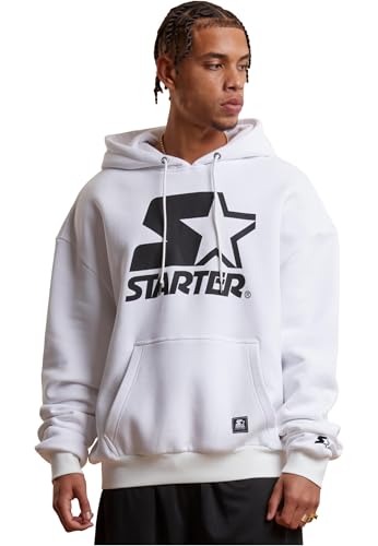 STARTER BLACK LABEL Herren Kapuzenpullover Oversized Logo Hoodie, lässiger Männer Hoodie mit Starter Logo, Größen S - XXL von STARTER BLACK LABEL
