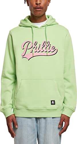 STARTER BLACK LABEL Herren Kapuzenpullover Starter Phillie Hoody, Farbe jadegreen, Größe L von STARTER BLACK LABEL