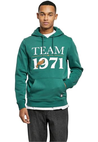 STARTER BLACK LABEL Herren Kapuzenpullover Starter Team 1971 Hoody darkfreshgreen L von STARTER BLACK LABEL