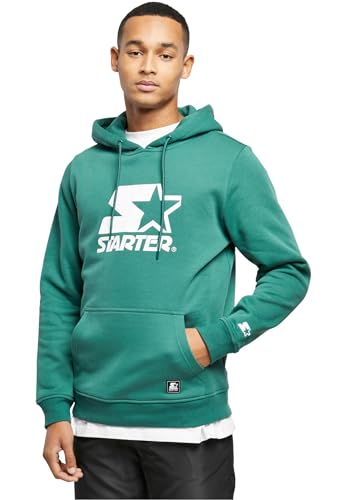STARTER BLACK LABEL Herren Starter The Classic Logo Hoody darkfreshgreen, L von STARTER BLACK LABEL