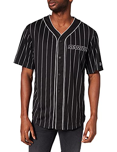 Shirt Starter Baseball Jersey Black L von STARTER BLACK LABEL