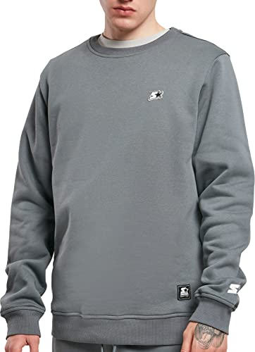 STARTER BLACK LABEL Herren Starter Essential Crewneck Heavymetal, M von STARTER BLACK LABEL