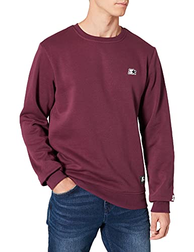 STARTER BLACK LABEL Herren Sweatshirt Starter Essential Crewneck darkviolet L von STARTER BLACK LABEL