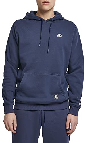 STARTER BLACK LABEL Herren Kapuzenpullover Starter Essential Hoody Dark Blue L von STARTER BLACK LABEL