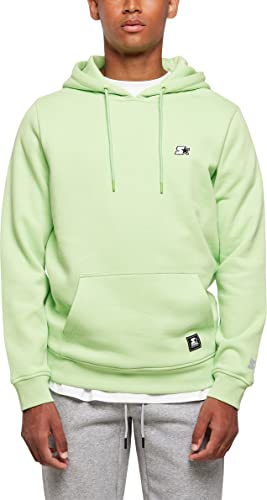 STARTER BLACK LABEL Herren Kapuzenpullover Starter Essential Hoody, Farbe jadegreen, Größe S von STARTER BLACK LABEL