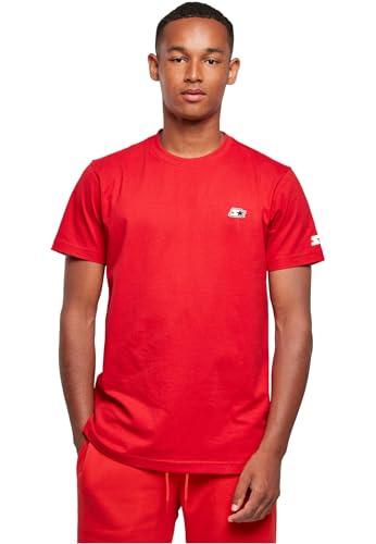 STARTER BLACK LABEL Herren T-Shirt Starter Essential Jersey, Farbe cityred, Größe XXL von STARTER BLACK LABEL