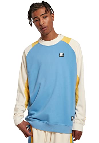 STARTER BLACK LABEL Herren Starter Laser Crew hrznblu/clfrnyllw/plwht, S von STARTER BLACK LABEL