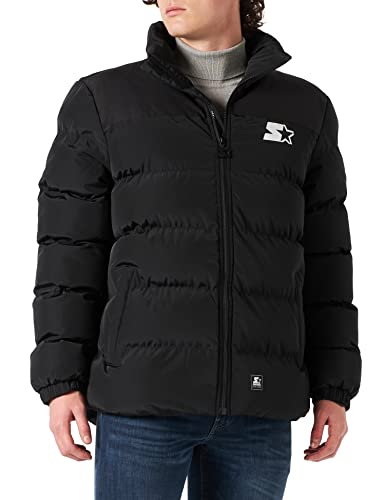 STARTER BLACK LABEL Herren Jacke Starter Logo Puffer Jacket black XL von STARTER BLACK LABEL