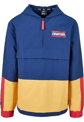STARTER BLACK LABEL Herren Starter Multicolored Logo Windbreaker XXL red/Blue/Yellow von STARTER BLACK LABEL