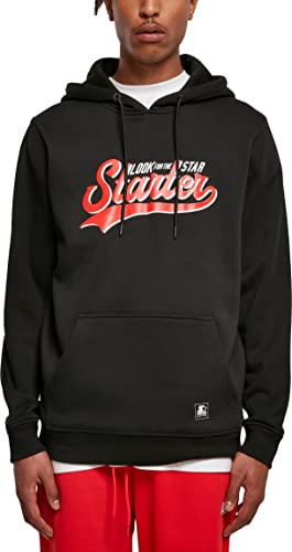 STARTER BLACK LABEL Herren Kapuzenpullover Starter Swing Hoody, Farbe Black, Größe L von STARTER BLACK LABEL