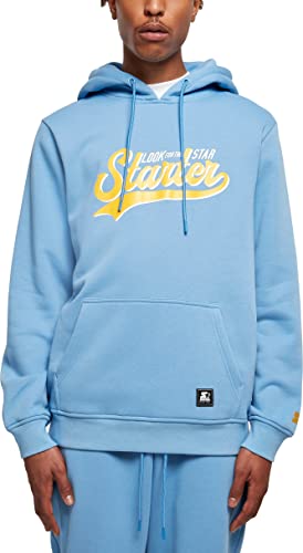 STARTER BLACK LABEL Herren Kapuzenpullover Starter Swing Hoody, Farbe horizonblue, Größe L von STARTER BLACK LABEL