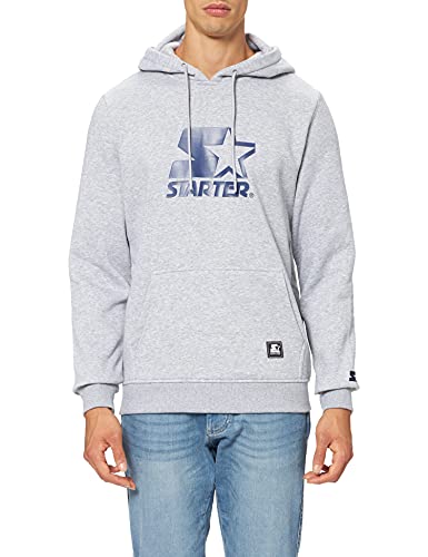 STARTER BLACK LABEL Herren Kapuzenpullover Starter The Classic Logo Hoody heathergrey L von STARTER BLACK LABEL