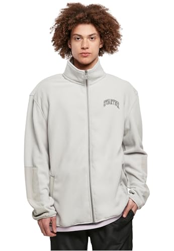 STARTER BLACK LABEL Herren Starter Thunder Polar Fleece Track Jacket lightasphalt, XL von STARTER BLACK LABEL