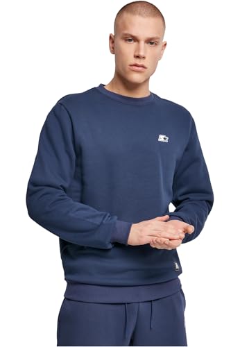 STARTER BLACK LABEL Herren Starter Essential Crewneck darkblue, S von STARTER BLACK LABEL