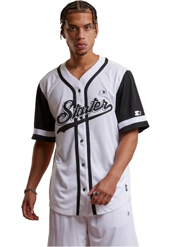 STARTER BLACK LABEL Starter College Baseball Short Sleeve Shirt M von STARTER BLACK LABEL