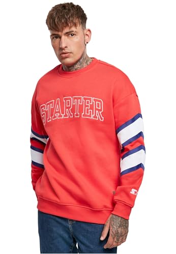 STARTER BLACK LABEL Herren Starter Team Front Crew Starter red, XL von STARTER BLACK LABEL