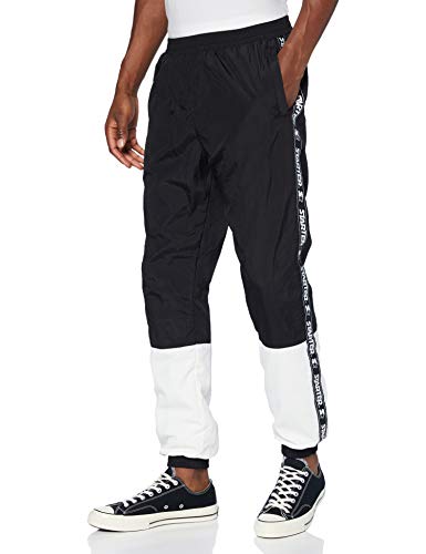 STARTER BLACK LABEL Herren Two Toned Jogging Pants Trainingshose, Black/White, XXL von STARTER BLACK LABEL