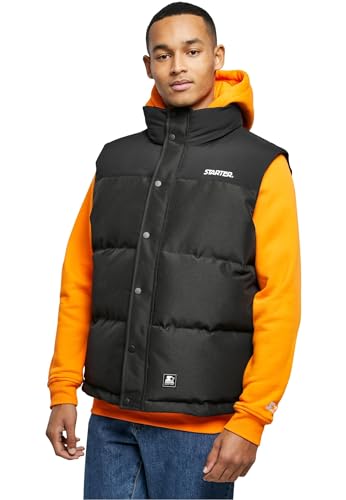 STARTER BLACK LABEL Herren Weste Starter Puffer Vest black S von STARTER BLACK LABEL