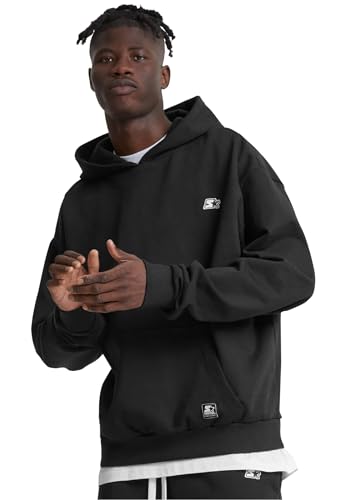 STARTER BLACK LABEL Herren Starter Essential Oversize Hoody XL Black von STARTER BLACK LABEL