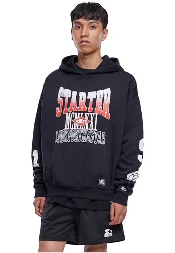 STARTER BLACK LABEL Starter MCMLXXI Hoody Black, L von STARTER BLACK LABEL